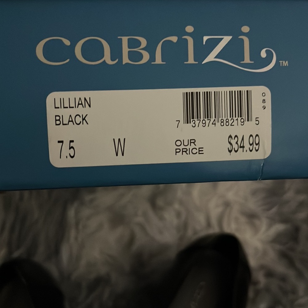 7.5W cabrizi black Lillian lie heel - Picture 7 of 7